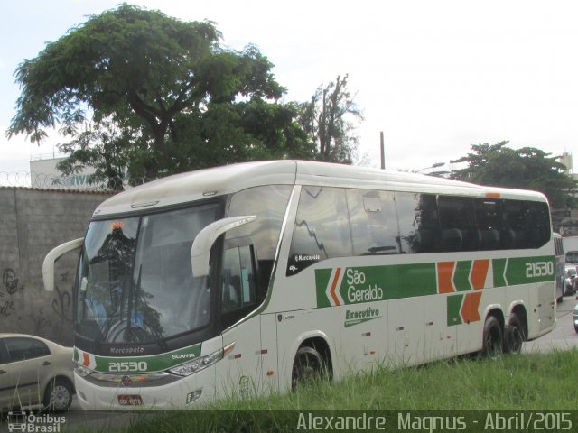 Cia. São Geraldo de Viação 21530 na cidade de Rio de Janeiro, Rio de Janeiro, Brasil, por Alexandre  Magnus. Número da foto: #3423329.