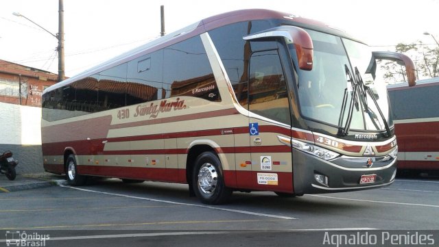Santa Maria Fretamento e Turismo > Transportes Santa Maria(SP) 430 na cidade de São Bernardo do Campo, São Paulo, Brasil, por Agnaldo Penides. Número da foto: #3423444.