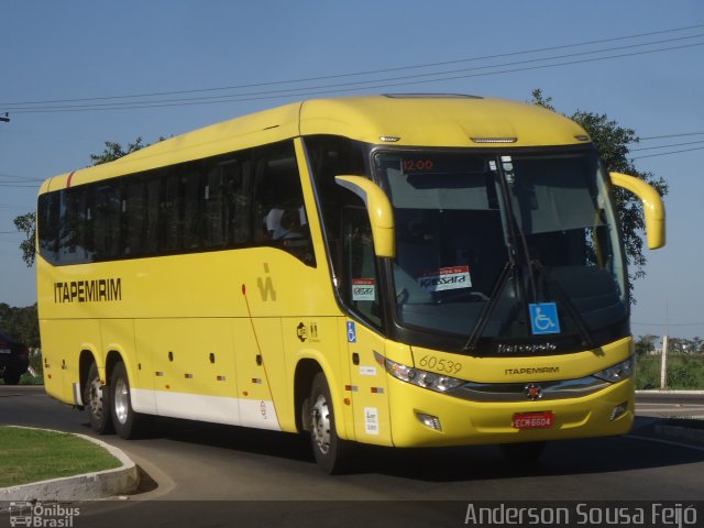 Viação Itapemirim 60539 na cidade de Campos dos Goytacazes, Rio de Janeiro, Brasil, por Anderson Sousa Feijó. ID da foto: 3425885.