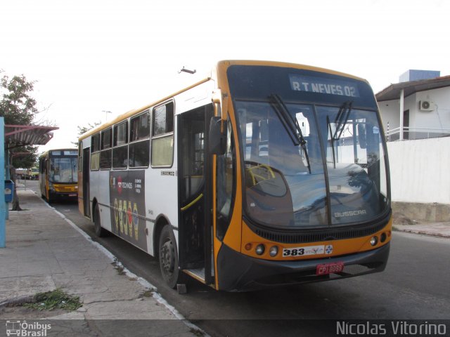 Vitran - Vitória Transportes 383 na cidade de Paulo Afonso, Bahia, Brasil, por Nícolas Vitorino Lopes. ID da foto: 3424894.