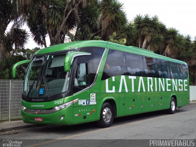 Auto Viação Catarinense 3425 na cidade de Curitiba, Paraná, Brasil, por Alexandre Rodrigo. Número da foto: #3426339.