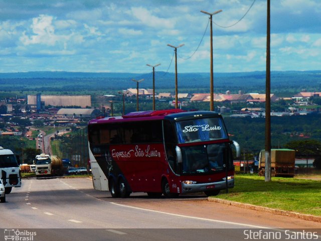 Expresso São Luiz 6940 na cidade de Rondonópolis, Mato Grosso, Brasil, por Stefano  Rodrigues dos Santos. Número da foto: #3425232.