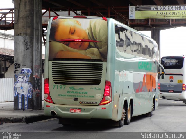Viação Garcia 7197 na cidade de Rio de Janeiro, Rio de Janeiro, Brasil, por Stefano  Rodrigues dos Santos. Número da foto: #3428272.