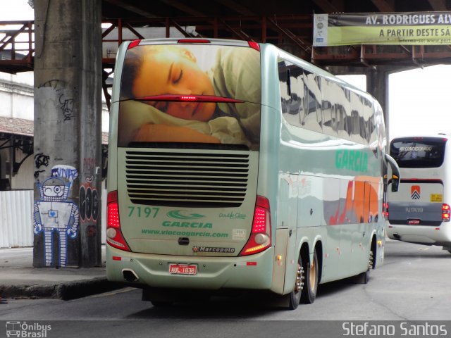 Viação Garcia 7197 na cidade de Rio de Janeiro, Rio de Janeiro, Brasil, por Stefano  Rodrigues dos Santos. ID da foto: 3428272.