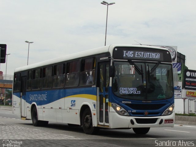ETURSA - Emp. de Transp. Urbano e Rodoviário de Santo André 04 481 na cidade de Santo André, São Paulo, Brasil, por Sandro Alves. Número da foto: #3427579.