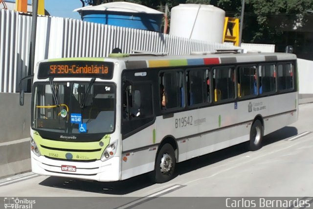 Transportes América B19542 na cidade de Rio de Janeiro, Rio de Janeiro, Brasil, por Carlos Bernardes. Número da foto: #3428549.