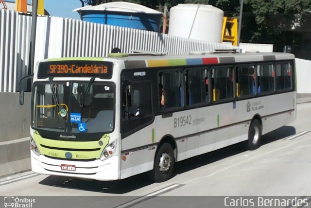 Transportes América B19542 na cidade de Rio de Janeiro, Rio de Janeiro, Brasil, por Carlos Bernardes. ID da foto: 3428549.