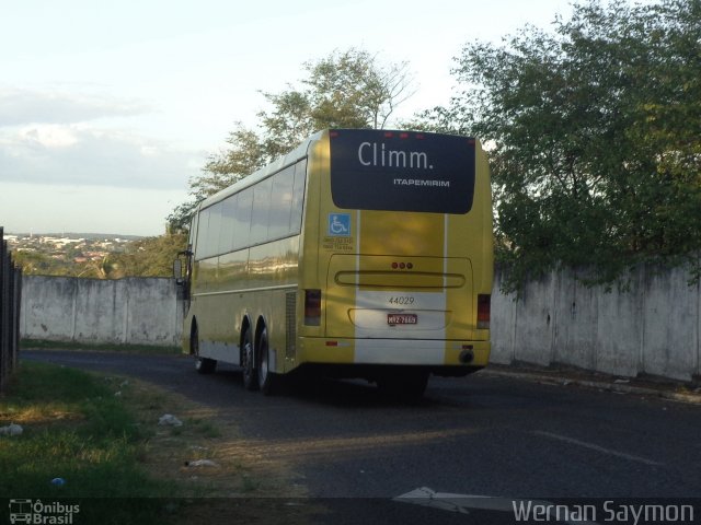 Viação Itapemirim 44029 na cidade de Teresina, Piauí, Brasil, por Wernan Saymon. ID da foto: 3430602.