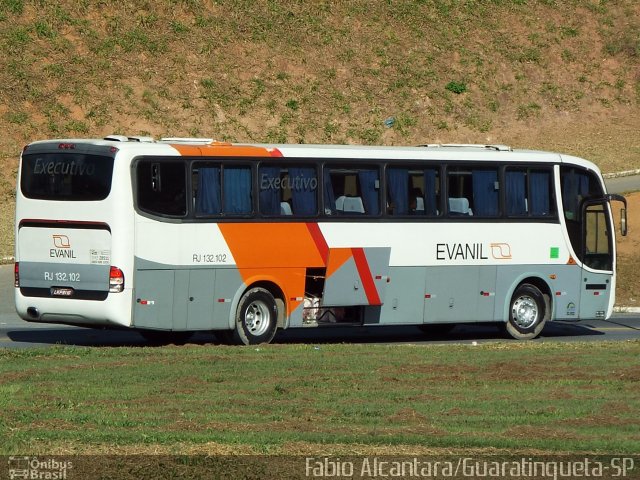 Evanil Transportes e Turismo RJ 132.102 na cidade de Aparecida, São Paulo, Brasil, por Fabio Alcantara. Número da foto: #3429908.