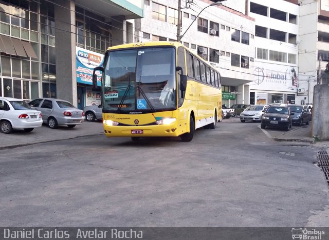 Viação Itapemirim 8555 na cidade de Cachoeiro de Itapemirim, Espírito Santo, Brasil, por Daniel Carlos  Avelar Rocha. ID da foto: 3429825.