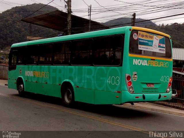 FAOL - Friburgo Auto Ônibus 403 na cidade de Nova Friburgo, Rio de Janeiro, Brasil, por Thiago Silva. Número da foto: #3430143.