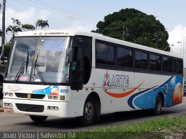 Marte Transportes 0222 na cidade de Salvador, Bahia, Brasil, por João Victor. ID da foto: 3430852.