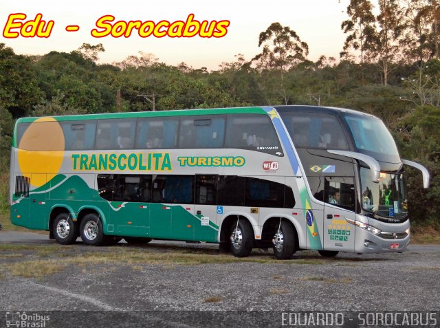 Transcolita Turismo 1598 na cidade de São Paulo, São Paulo, Brasil, por EDUARDO - SOROCABUS. ID da foto: 3432875.