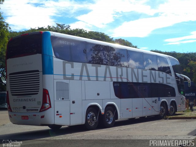 Auto Viação Catarinense 3501 na cidade de São Paulo, São Paulo, Brasil, por Alexandre Rodrigo. Número da foto: #3432441.