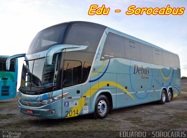 Debus Turismo 2014 na cidade de São Paulo, São Paulo, Brasil, por EDUARDO - SOROCABUS. Número da foto: #3432944.