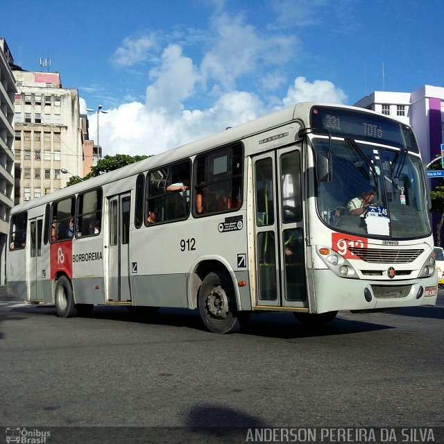 Borborema Imperial Transportes 912 na cidade de Recife, Pernambuco, Brasil, por Anderson Pereira da Silva . ID da foto: 3431392.