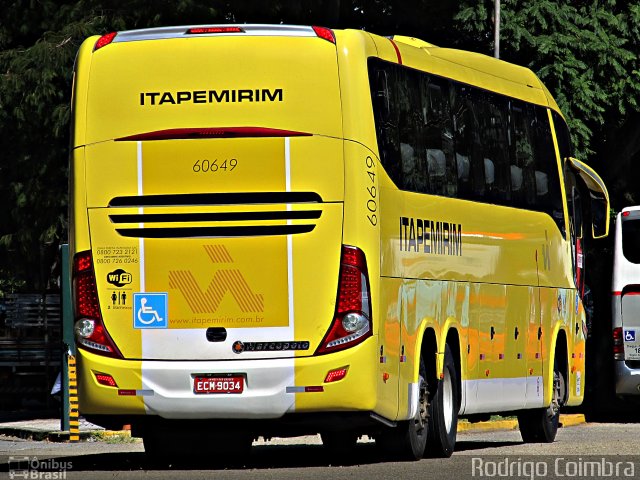 Viação Itapemirim 60649 na cidade de São Paulo, São Paulo, Brasil, por Rodrigo Coimbra. Número da foto: #3435568.