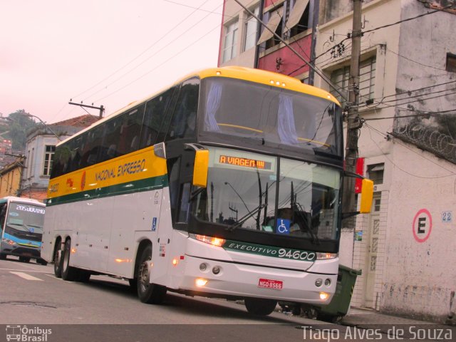 Nacional Expresso 94600 na cidade de Santos, São Paulo, Brasil, por Tiago Alves de Souza. ID da foto: 3435030.