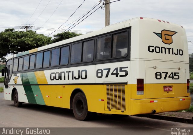 Empresa Gontijo de Transportes 8745 na cidade de Contagem, Minas Gerais, Brasil, por Andrey Gustavo. ID da foto: 3435679.