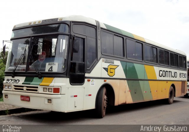 Empresa Gontijo de Transportes 8730 na cidade de Contagem, Minas Gerais, Brasil, por Andrey Gustavo. ID da foto: 3434722.