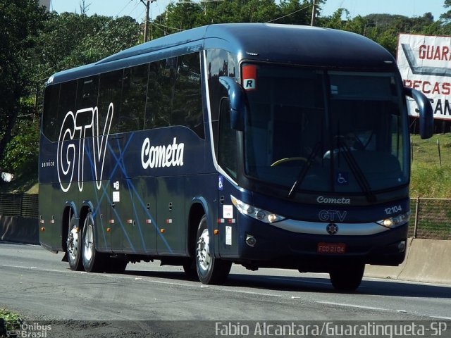 Viação Cometa 12104 na cidade de Guaratinguetá, São Paulo, Brasil, por Fabio Alcantara. Número da foto: #3435527.