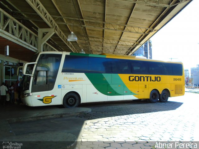 Empresa Gontijo de Transportes 11945 na cidade de Ipatinga, Minas Gerais, Brasil, por Abner Pereira. ID da foto: 3434415.