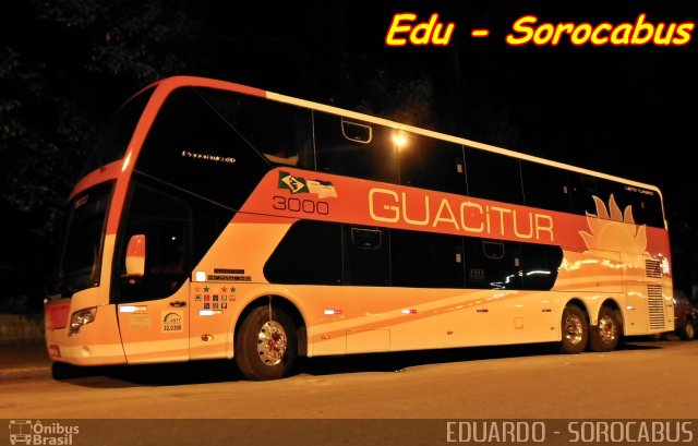 Guacitur Turismo 3000 na cidade de São Paulo, São Paulo, Brasil, por EDUARDO - SOROCABUS. ID da foto: 3434876.