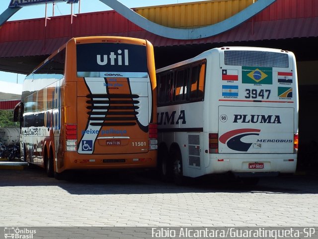 UTIL - União Transporte Interestadual de Luxo 11501 na cidade de Guaratinguetá, São Paulo, Brasil, por Fabio Alcantara. ID da foto: 3435815.