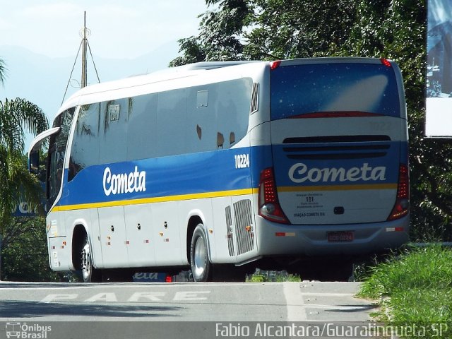 Viação Cometa 10224 na cidade de Aparecida, São Paulo, Brasil, por Fabio Alcantara. Número da foto: #3438191.