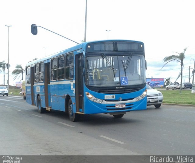 Taguatur - Taguatinga Transporte e Turismo 06911 na cidade de Samambaia, Distrito Federal, Brasil, por Ricardo Vieira. Número da foto: #3436628.