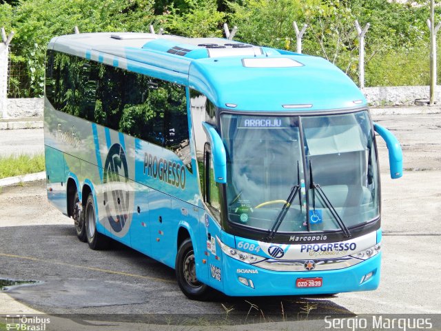 Auto Viação Progresso 6084 na cidade de Aracaju, Sergipe, Brasil, por Sergio Marques . Número da foto: #3438402.