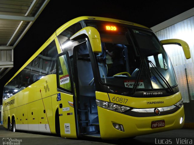 Viação Itapemirim 60817 na cidade de Belo Horizonte, Minas Gerais, Brasil, por Lucas Vieira. Número da foto: #3436958.