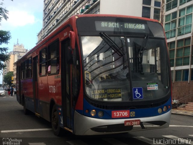 Concessionária Salvador Norte - CSN Transportes 13706 na cidade de Salvador, Bahia, Brasil, por Luciano Diniz. Número da foto: #3436847.