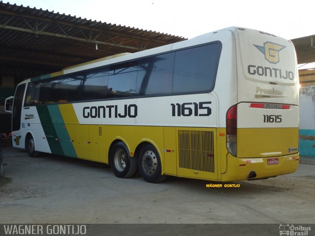 Empresa Gontijo de Transportes 11615 na cidade de Várzea da Palma, Minas Gerais, Brasil, por Wágner  Gontijo. Número da foto: #3438762.