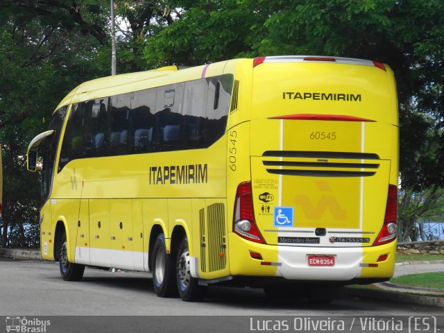 Viação Itapemirim 60545 na cidade de Vitória, Espírito Santo, Brasil, por Lucas Oliveira. ID da foto: 3439938.