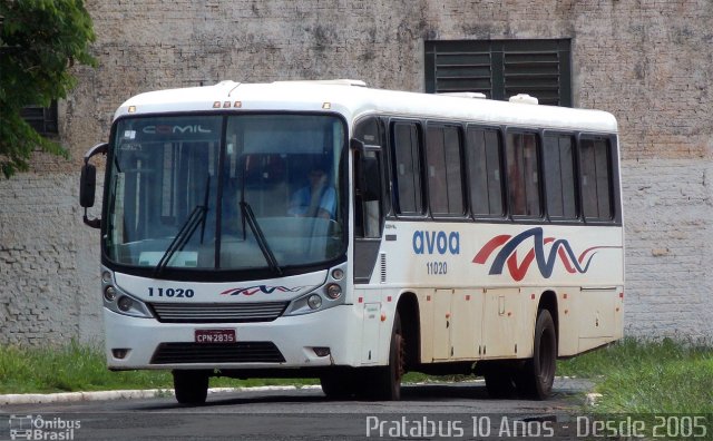 AVOA - Auto Viação Ourinhos Assis 11020 na cidade de Ourinhos, São Paulo, Brasil, por Cristiano Soares da Silva. Número da foto: #3438905.