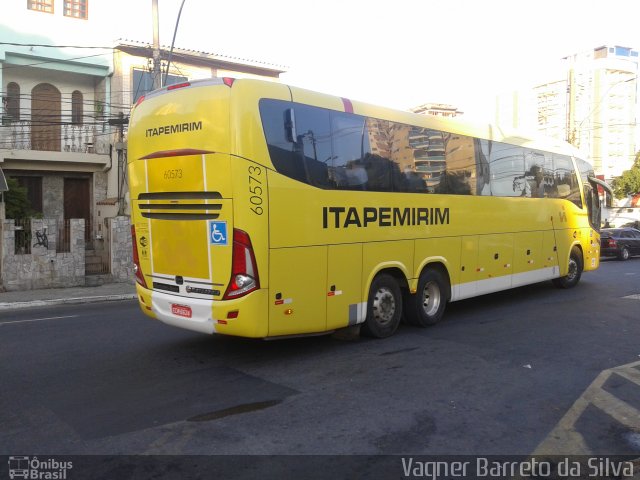 Viação Itapemirim 60573 na cidade de Campos dos Goytacazes, Rio de Janeiro, Brasil, por Vagner Barreto da Silva. ID da foto: 3439098.