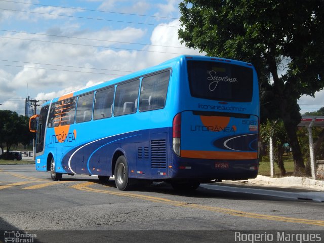 Litorânea Transportes Coletivos 5087 na cidade de Taubaté, São Paulo, Brasil, por Rogerio Marques. ID da foto: 3438983.