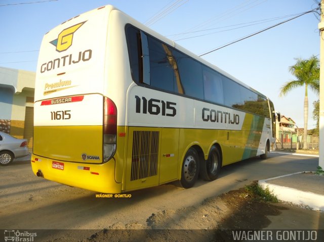 Empresa Gontijo de Transportes 11615 na cidade de Várzea da Palma, Minas Gerais, Brasil, por Wágner  Gontijo. Número da foto: #3438764.