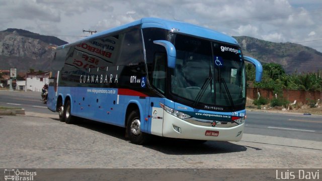 Expresso Guanabara 414 na cidade de Itapajé, Ceará, Brasil, por Luis Davi. Número da foto: #3440633.