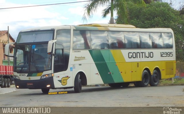 Empresa Gontijo de Transportes 12395 na cidade de Várzea da Palma, Minas Gerais, Brasil, por Wágner  Gontijo. ID da foto: 3438773.