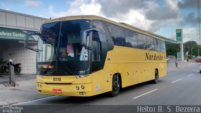 Viação Nordeste 8010 na cidade de Natal, Rio Grande do Norte, Brasil, por Heitor B.  S.  Bezerra. Número da foto: #3439140.
