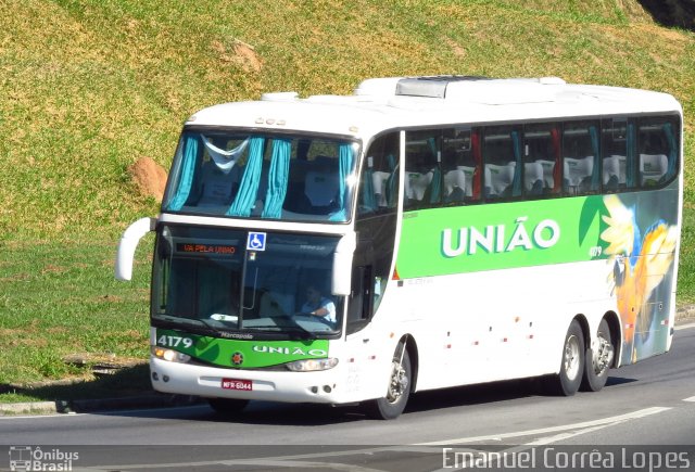 Empresa União de Transportes 4179 na cidade de Aparecida, São Paulo, Brasil, por Emanuel Corrêa Lopes. ID da foto: 3442597.