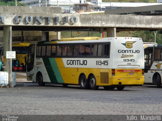 Empresa Gontijo de Transportes 11345 na cidade de Belo Horizonte, Minas Gerais, Brasil, por Júlio  Mandelli. ID da foto: 3441771.