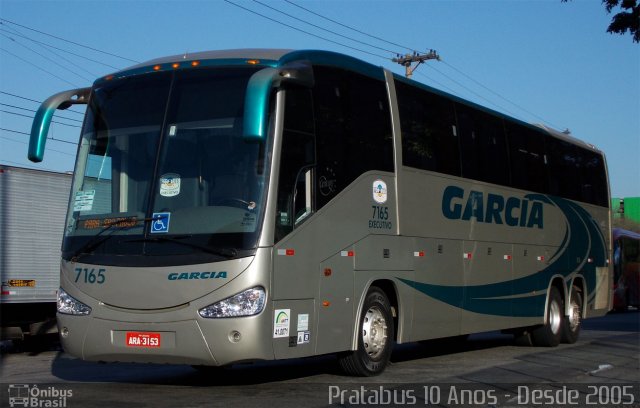 Viação Garcia 7165 na cidade de São Paulo, São Paulo, Brasil, por Cristiano Soares da Silva. ID da foto: 3441797.