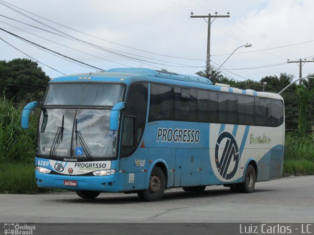 Auto Viação Progresso 6289 na cidade de Recife, Pernambuco, Brasil, por Luiz Carlos de Santana. Número da foto: #3441964.