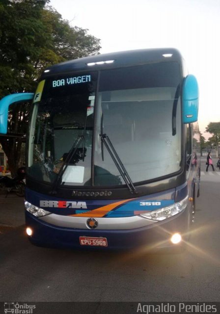 Breda Transportes e Serviços 3510 na cidade de São José dos Campos, São Paulo, Brasil, por Agnaldo Penides. Número da foto: #3444181.
