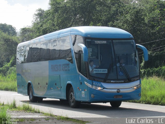 Auto Viação Princesa do Agreste 6120 na cidade de Recife, Pernambuco, Brasil, por Luiz Carlos de Santana. Número da foto: #3444155.