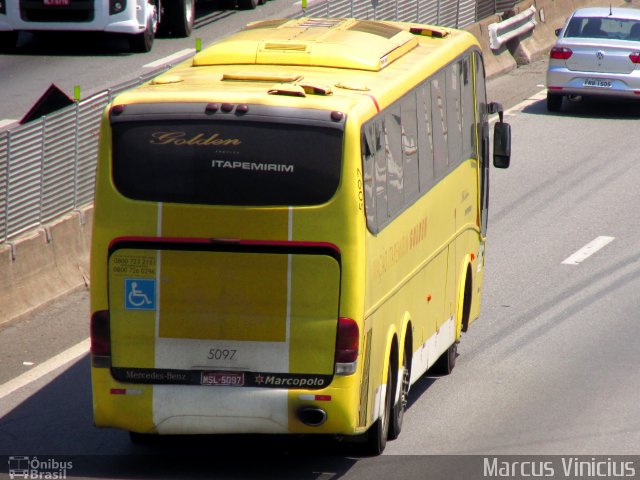 Viação Itapemirim 5097 na cidade de Aparecida, São Paulo, Brasil, por Marcus Vinicius. Número da foto: #3443793.