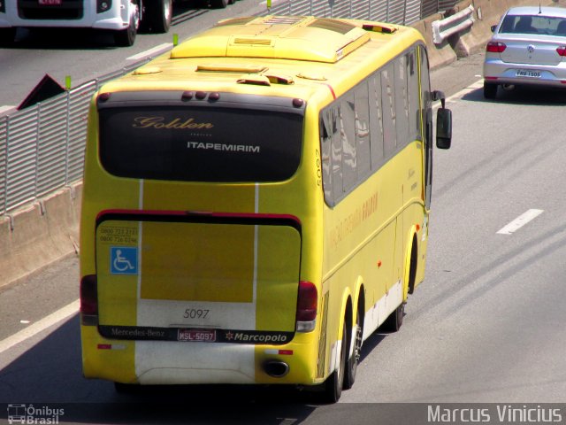 Viação Itapemirim 5097 na cidade de Aparecida, São Paulo, Brasil, por Marcus Vinicius. ID da foto: 3443793.